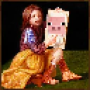 The in game painting of pigscene