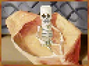 The in game painting of skeleton